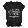 thumbnail image 1 of LUOGENLI T-shirts pour Femme pour Femmes T-Shirt Uni Décontracté Mode à Lettres Imprimées Col Rond Manches Courtes T-Shirt Haut T-shirts pour Femmes T-Shirt Graphique Fête de la Saint-Patrick Noir P, 1 of 3