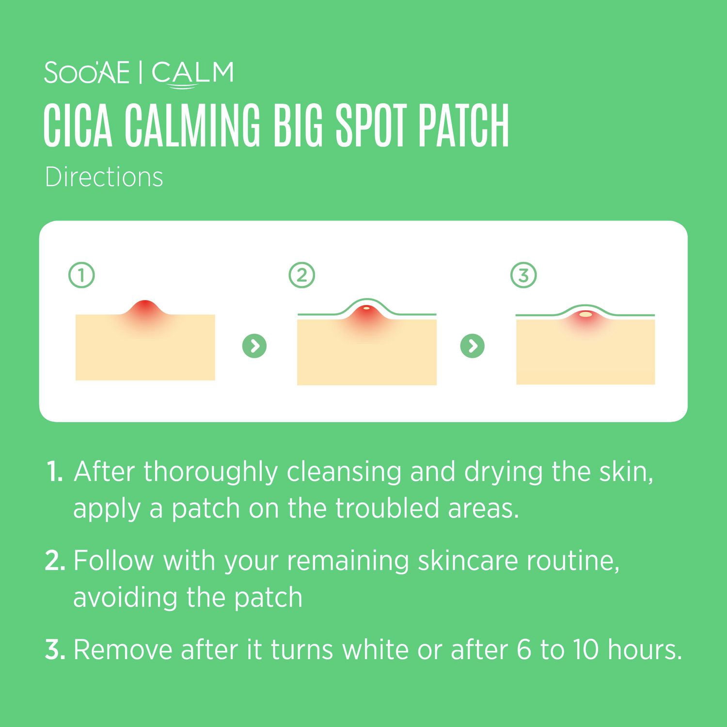 Soo'AE Cica Calming Big Spot Patch