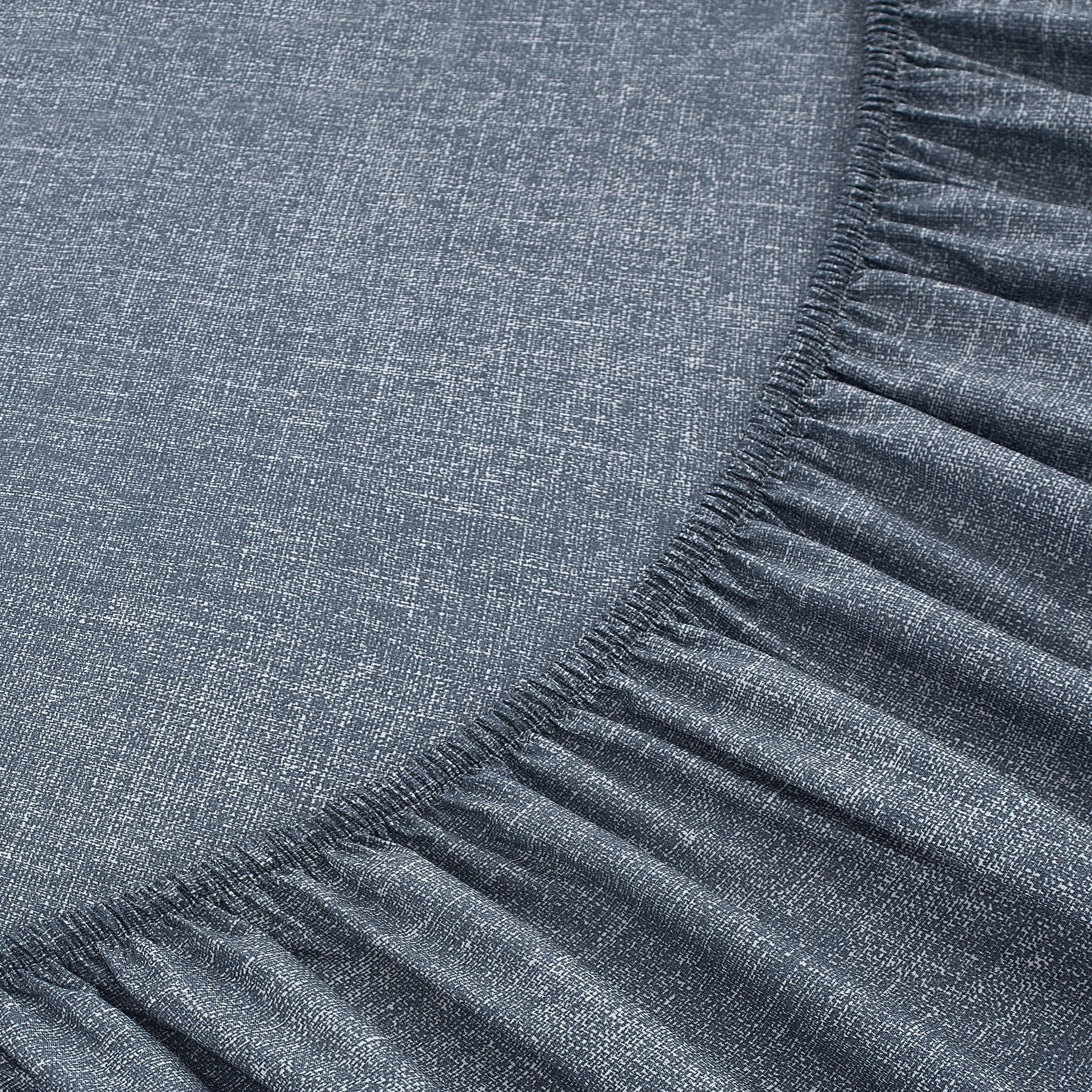 Mainstays Kids Microfiber Bed Sheet Set, Full,Blue Day, 4 Pieces