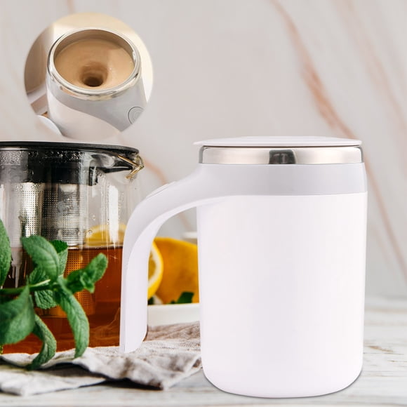 Todaioua Automatic Magnetic Stirring Coffee Mug, Rotating Home Office Travel Mixing Cup, Funny Electric Stainless Steel Self Mixing Coffee Tumbler, for Coffee, Milk, Cocoa, Tea, Beverages, Gift