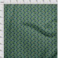 thumbnail image 3 of oneOone Polyester Lycra Fabric Leaves & Floral Block Fabric Prints By Yard 56 Inch Wide, 3 of 4