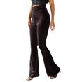 thumbnail image 4 of Wangsaura Women's Bootcut Yoga Pants Tummy Control Bootleg Velvet Sweatpants, 4 of 5