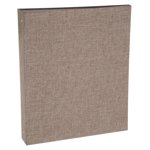 Uxcell 3 Binder de sonnerie, A4 Taille Flexible Round Binder Grande Capacité Linge Planner Binder pour Business Home Classroom, Gris foncé