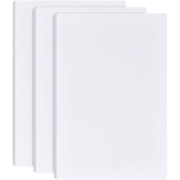 3Pcs 1/2 Inch White Foam Boards 12x8 Inch Rectangle PVC Foam Sheet Poster Board for Mounting Crafts Art Display Presentation and Projects
