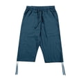 thumbnail image 2 of SHIXIAOO Men's Spring and Summer Sweatpants Jogging Pants Loose Casual Beach Capri Pants, 2 of 4