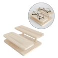 thumbnail image 1 of thinsony Wooden Sunglasses Rack Glasses Display Stand Holder Organizer Stand 2 Layers, 1 of 9