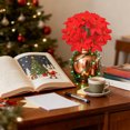 thumbnail image 4 of Fake Plant Decor 35Cm Christmas Simulation Bouquet Potted Plants Ornament, 4 of 6