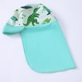 thumbnail image 4 of Product Classification Boys Swimwear Set Featuring Dinosaur Print Long Sleeve Rash Guard Swim Shirt with Swim Trunks and Hat for Summer Beach Pool, 4 of 8