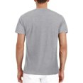 thumbnail image 4 of CEHVOM Men Long-Sleeve Beefy Muscle Basic Solid Pure Color Blouse Tee Shirt Top, 4 of 4
