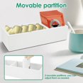 thumbnail image 4 of MesaSe Tea Bag Organizer Black Wooden Tea Bag Holder  Tea Storage Containers with 3 Slots  Sugar Packet Holder  Tea Bag Caddy Box for Countertop, 4 of 10