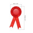 thumbnail image 2 of Unique Bargains Ruban de Récompense Vierge, Ruban de Rosette Ruban de Reconnaissance de Prix Honorable, Rouge, Lot de 12, 2 of 5