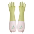 thumbnail image 2 of Tranfacy Home and Kitchen,Hot Pads for Kitchen,Cleaning Gloves Reusable Natural Rubber Dishwashing Gloves Non-slip Gloves for Kitchen and Home Parents, 2 of 4