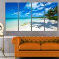 thumbnail image 1 of Tableau moderne imprimée sur toile Design Art Plage tropicale, 1 of 3