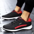 thumbnail image 3 of Dakaela Chaussures de Course pour Hommes Imperméables Tennis Randonnée Espadrilles Mode Antidérapantes Chaussures de Gym Travail Noir 9, 3 of 8