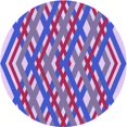 thumbnail image 1 of Ahgly Company Tapis Rond Lavable en Machine Intérieur Transitionnel Lilas Violet Vif, 3 Pieds Rond, 1 of 7
