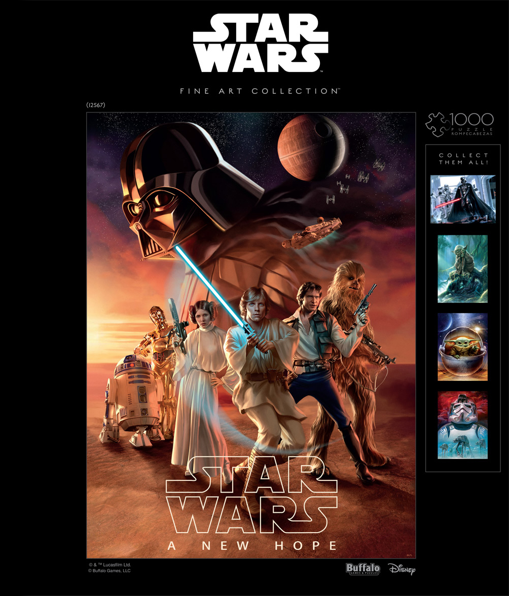 Buffalo Games The Force Puzzle imbriqué de 1000 pièces pour adultes de 14 à 99 ans