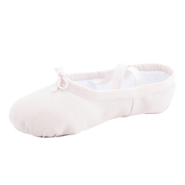 MIASHUI Chaussures pour Enfants Chaussures de Danse Chaussures de Danse Chaudes Ballet Performance Chaussures d'Intérieur Chaussures de Yoga Danse, Blanc, 4-4.5 Ans