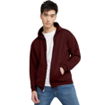 thumbnail image 1 of Hanes Mens ComfortBlend EcoSmart Full Zip Hoodie, 2XL, Mulled Berry, 1 of 5