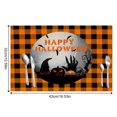 thumbnail image 3 of Lucoss Halloween Placemats, Ghost Owl Pumpkin Heat-Resistant Washable Table Place Mats for Kitchen Dining Table Decoration, 3 of 6