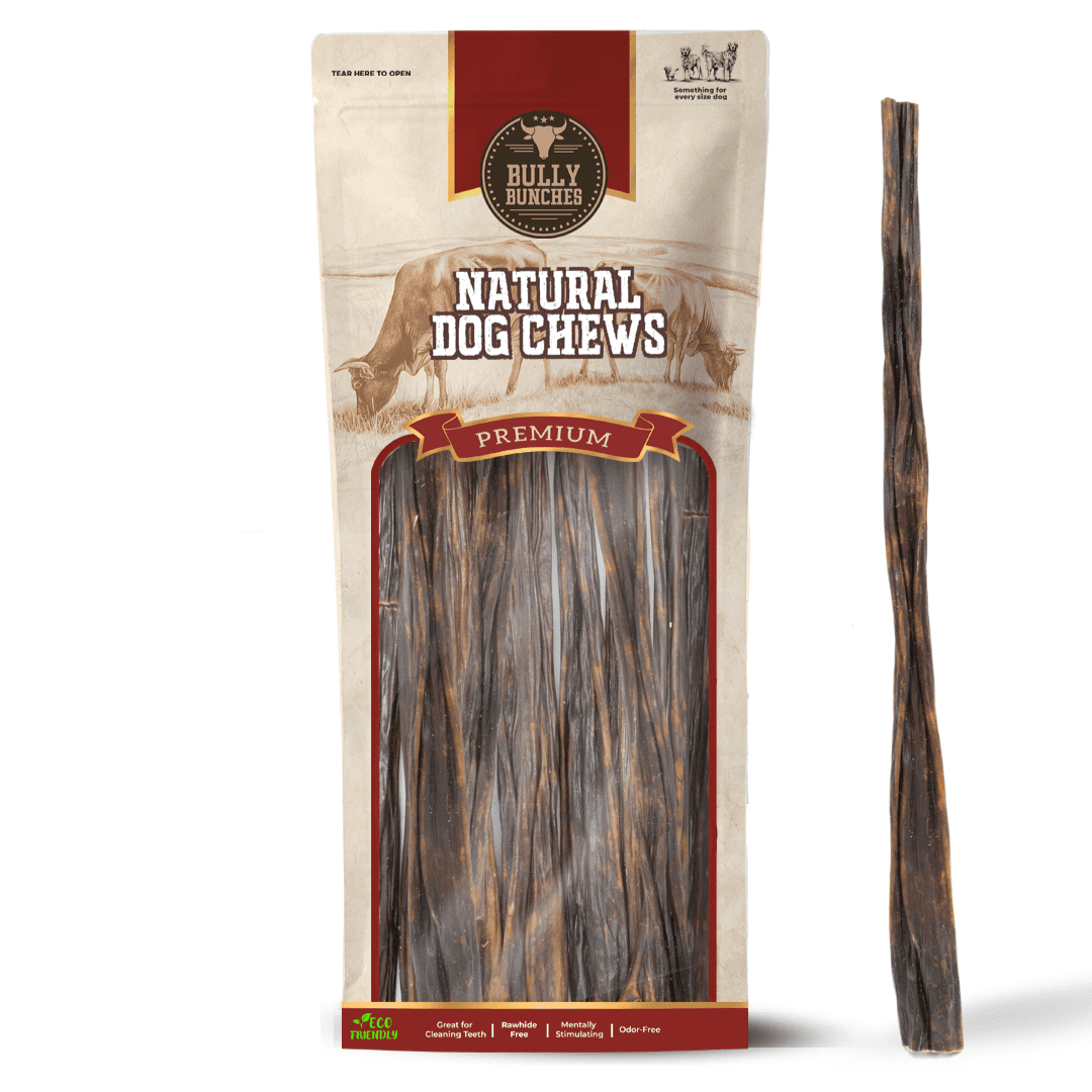 Bully Bunches 12" Beef Jerky Sticks Odour Free All Natural Dog Treats 20 Pack