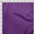 thumbnail image 3 of oneOone Cotton Poplin Fabric Leaves & Paisley Block Print Sewing Fabric BTY 42 Inch Wide, 3 of 4