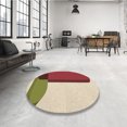 thumbnail image 4 of Ahgly Company Tapis d'Intérieur Rectangulaires Transitionnels Rouges Lavables à la Machine, 7 Pieds x 9 Pieds, 4 of 7