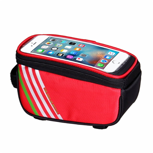 Bike Phone Mount Bag High Sensitive Touch Screen for Top Tube of All Bicycle
