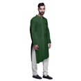 thumbnail image 4 of Atasi Kurta Pyjama Uni pour Hommes à Col Mandarin Kurta Pyjama Ethnique, 4 of 5