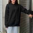 thumbnail image 2 of Chbgutlmr Sweatshirts for Women Plus Size Long Sleeve Casual Basic Hoodies Drawstring Loose Oversized Pullover, 2 of 8
