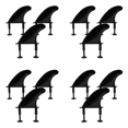 thumbnail image 1 of 12Pcs Soft Top Surfboard Fins Sets for Softboard Paddle Board Surf Boards Accessories, 1 of 8