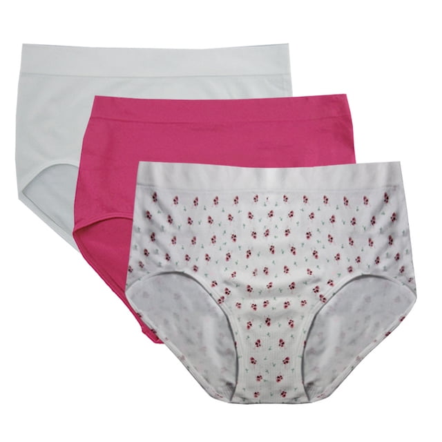 FEM Culottes pour FEMmes Sans Coutures, Culottes Couvrantes - Lot de 3