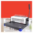 thumbnail image 4 of 21-hole Manual Punching And Binding Machine Thick Comb Type A4 Paper Document Apron Clip Binding Machine SD-220, 4 of 5