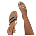 thumbnail image 4 of LSLJS Summer Flat Bottom Shoes Rhinestone Flip-Flops Women Flip Flops Casual Slippers, Women's Slippers, 4 of 9