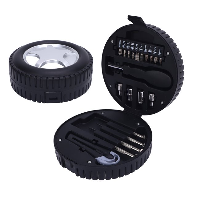 Tire Shaped Tool Set, Enhanced Efficiency Tire Shaped Home Hardware Set for Remodeling Project