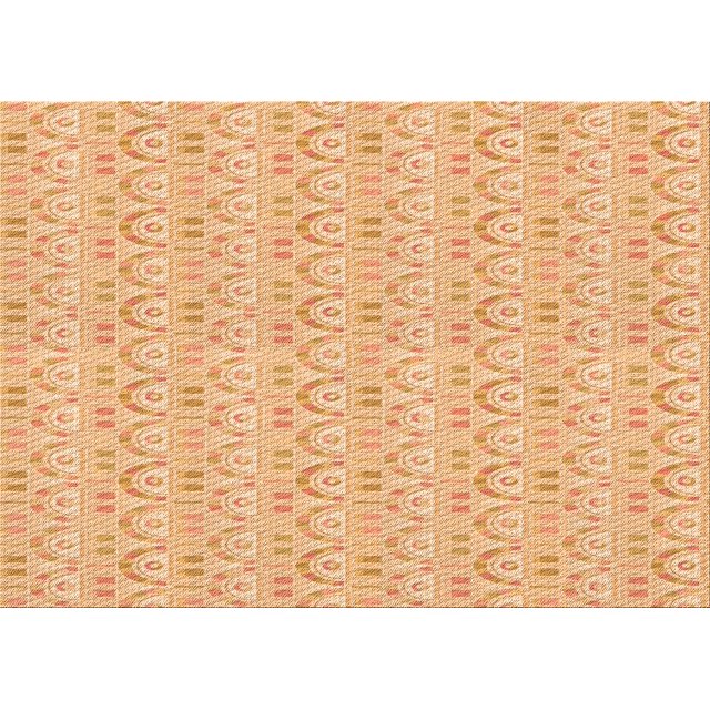 Ahgly Company Tapis d'Intérieur Lavables en Machine Rectangulaires de Transition Orange, 5' x 8'