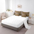 thumbnail image 3 of YST Cowhide 7Pcs Bed In A Bag Leopard Print Bed Set Twin,Western Tribe Aztec Bedding Set with Comforter Farmhouse Wild Animals Cushiom Covers Exotic Rustic Sheet Set for Adults, 3 of 5