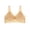 Khaki, variant on Women's Wireless Seamless Bra, No Underwire Push Up Bra for Comfort, Solid Everyday Bras for Daily Wear, Breathable Lounge Underwear