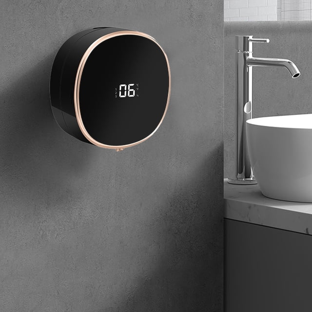 SDNall Automatic Soap Dispenser Foaming Hand Free Wall Mount Foam Rechargeable Soap Dispenser Touchless Soap Dispenser Smart Electric Wall Auto Dish Soap Dispenser