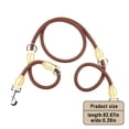 thumbnail image 3 of Double Dog Leash Large Dogs Double Dog Leash, Tandem Leash for Two Dogs, No Swivel Rotation Dual Strong Dog Leash Splitter, for Small Dogs Double Dog Leash for Small Dogs, 3 of 8