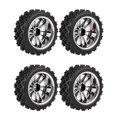 thumbnail image 2 of 1/10 Off-road Tires, Off-road RC Tires, Racing Off-Road Vehicle Tires RC Accessory Rubber Tyre Outdoor For RC 1:10 Car Part, 2 of 8