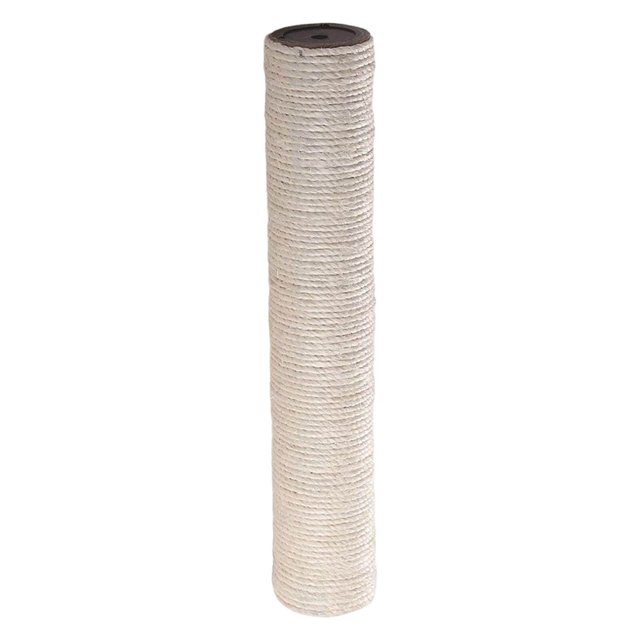 Xingzhi 1Pack Scratch Post Refill Pole Grinding Claw Protect cat Nails Sisal Rope Beige H 12.5CM