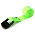 thumbnail image 1 of LOVEVER Lot de 2 Sangles de Fixation 5M Vert Fluorescent 25mm avec Boucles en Alliage de Zinc, 1 of 8