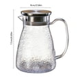 thumbnail image 3 of Acrylic Striped Kettle Plastic Cold Water Kettle Transparent Cool Kettle Juices Kettle Herbal Tea Kettle, 3 of 6