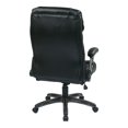thumbnail image 3 of Bonded  Leather Office Chair in Titanium and Black, 3 of 4