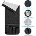 thumbnail image 5 of HLONK Sofa Armrest Organizer Non-Slip Arm Chair Bedside Caddy Storage Organizer for Recliner Couch with 5 Pockets for Cell Phone TV Remote Control Magazines, 5 of 5