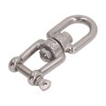 thumbnail image 1 of Double Mâchoire Manille Professionnel Robuste 304 en Acier Inoxydable Manille Dispositif pour Corde d'Escalade Swing, 1 of 8
