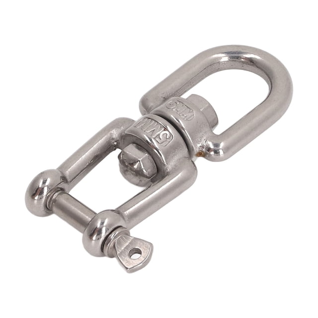Double Mâchoire Manille Professionnel Robuste 304 en Acier Inoxydable Manille Dispositif pour Corde d'Escalade Swing