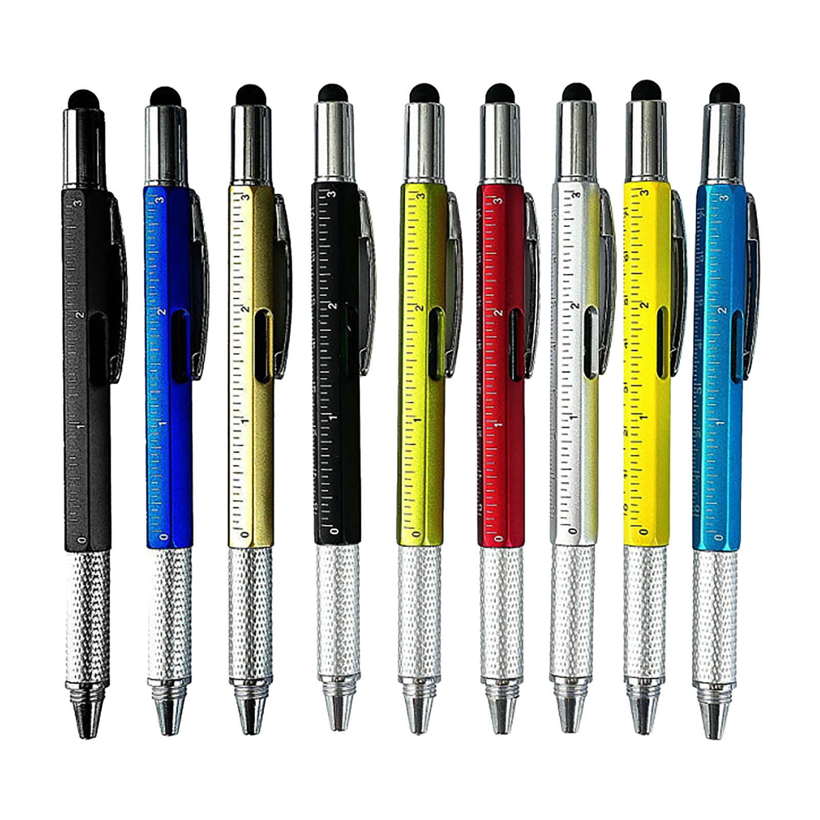 TopLLC 9-piece Set Thread Pen Practical Functional Screwdriver Ballpoint Pen Multifunctional Screwdriver Multifunctional Ballpoint Pen Multifunctional pen