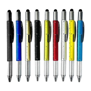 TopLLC 9-piece Jeu stylo à fileter pratique tournevis fonctionnel stylo à bille multifonctionné tournevis stylo à ballon multifonction
