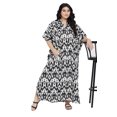 thumbnail image 3 of Oussum Robe Caftans pour Femme Grande Taille Imprimée Longue Maxi à Boutons Robes Caftan, 3 of 7